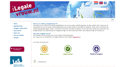 Desktop Screenshot of ilegalevrouw.nl