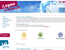 Tablet Screenshot of ilegalevrouw.nl